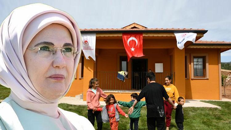 Emine Erdoğan’dan konutlarına kavuşan depremzedelere hayırlı olsun mesajı