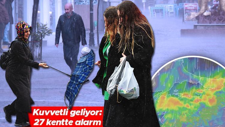 Son dakika... Meteorolojiden yeni hava durumu raporu 27 kentte sarı alarm: Ankara, İstanbul, Bursa...