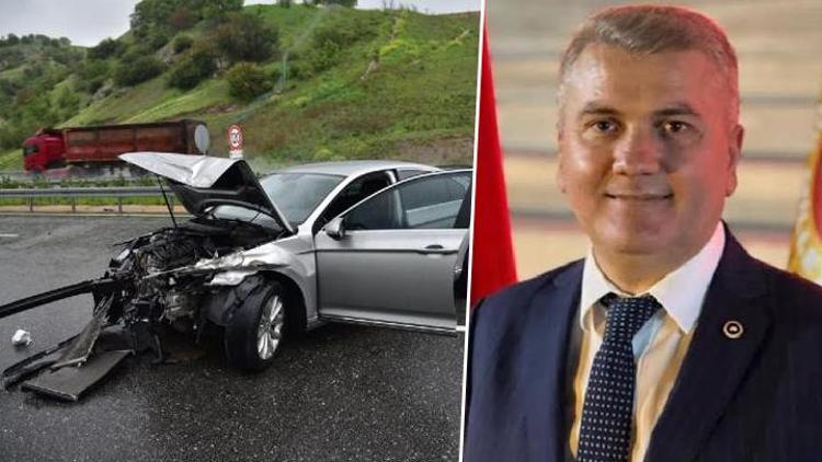 AK Parti Milletvekili Canbey, trafik kazası geçirdi