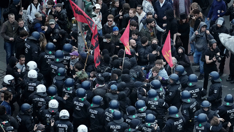 Berlin’de en barışçıl 1 Mayıs