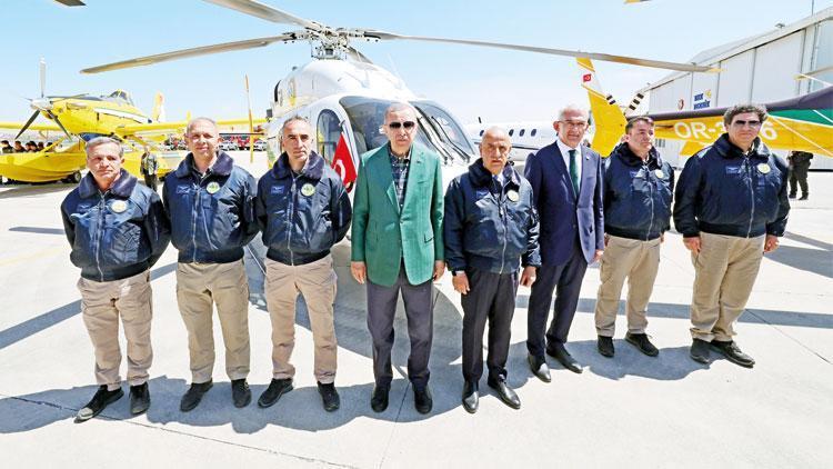 Orman yangınlarına karşı 6 yeni uçak ve helikopter