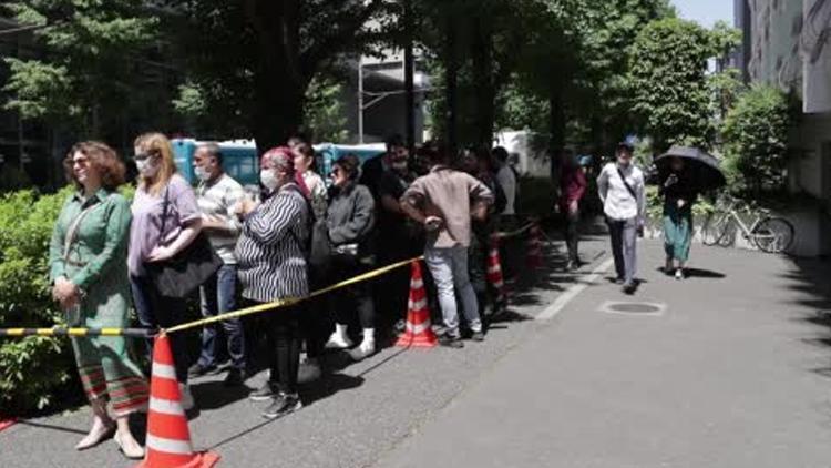 Japonyada Türkiye’deki genel seçimler için oy verme işlemi başladı