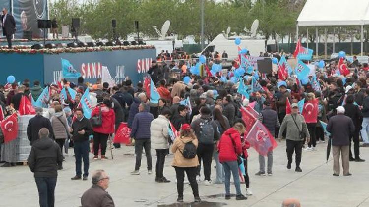 Millet İttifakının İstanbul mitingi için toplanmalar başladı