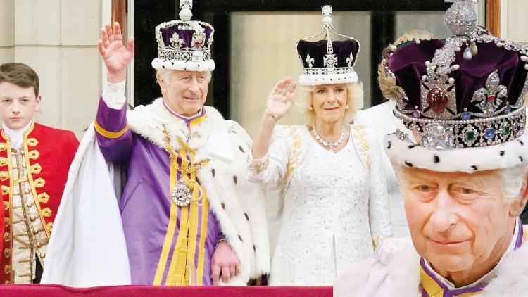 Charles ve Camilla yıllar sonra muratlarına erdi... 74 yaşında taç giydi