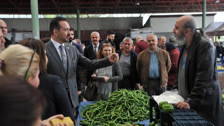 Batıkent’te seçim ziyareti