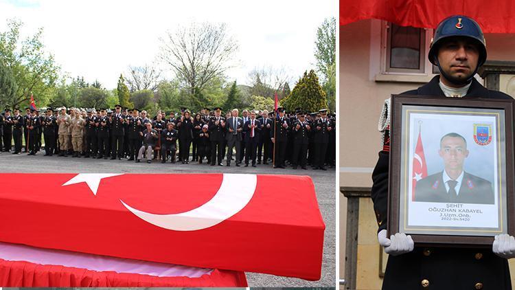 Nevşehirde, kaza şehidi Uzman Onbaşı Oğuzhan Kabayel için tören