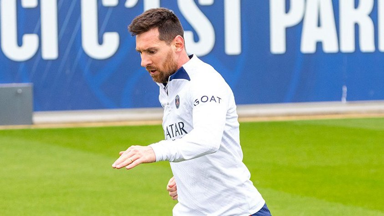 PSGde Lionel Messi antrenmanlara geri döndü