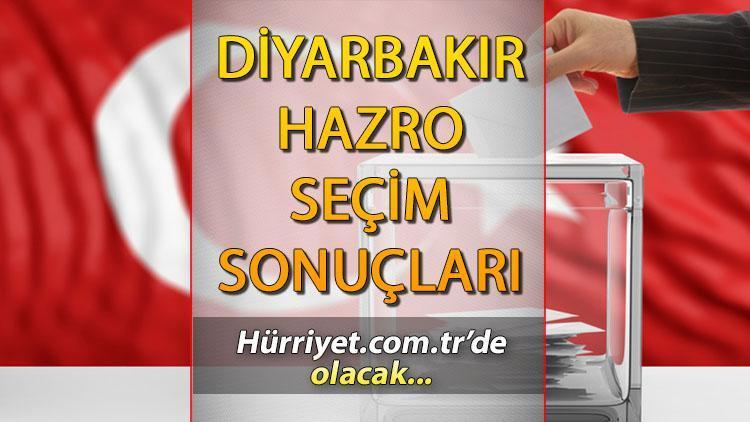 Diyarbakır Hazro Seçim Sonuçları 2023 hürriyet.com.trde olacak... İşte Hazro oy oranları ve nüfus bilgileri