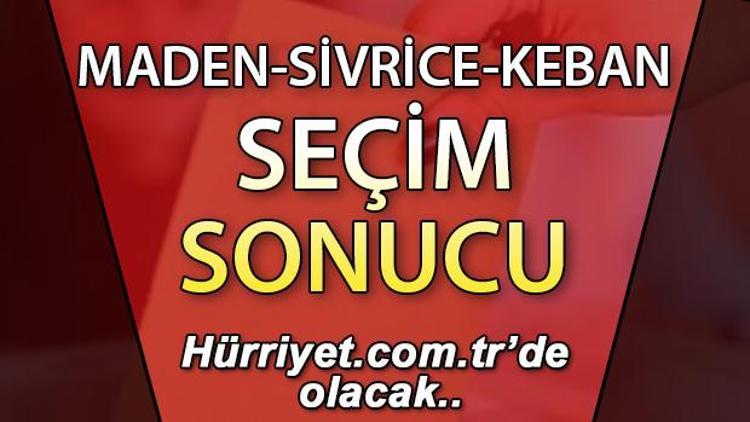 Maden, Sivrice ve Keban Seçim Sonuçları 2023 hurriyet.com.trde olacak... İşte Elazığ Maden, Sivrice ve Keban oy oranları, nüfus bilgileri