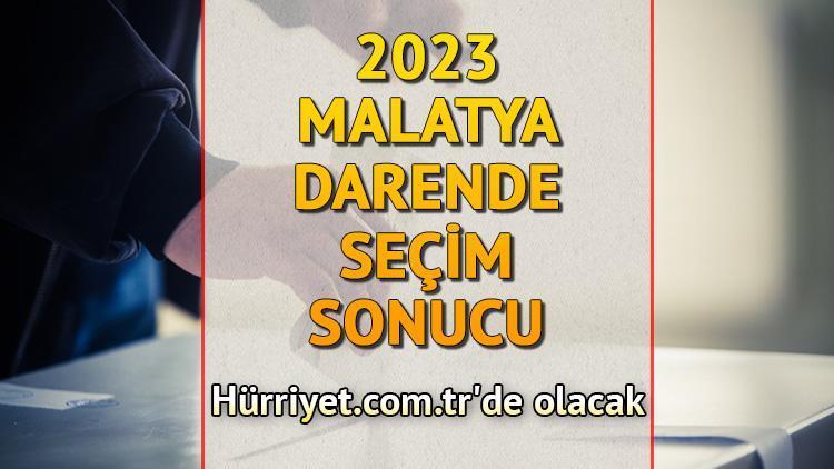 MALATYA DARENDE 2023 SEÇİM SONUÇLARI - 14 Mayıs 2023 Genel Seçimi Darende İlçesi Cumhurbaşkanlığı sonucu ve Milletvekili sayısı, oy oranları ve dağılımları