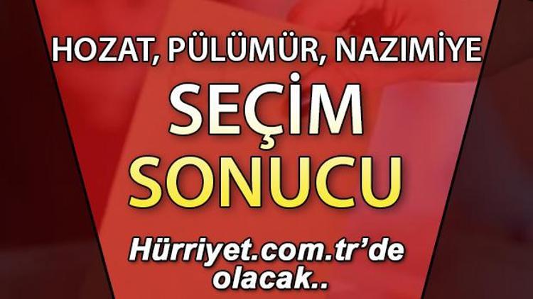 Hozat, Pülümür, Nazımiye Seçim Sonuçları 2023 hurriyet.com.trde olacak... İşte Tunceli Hozat, Pülümür, Nazımiye oy oranları, nüfus bilgileri