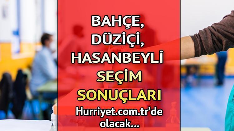 Osmaniye Bahçe, Düziçi, Hasanbeyli Seçim Sonuçları 2023 hurriyet.com.trde olacak... İşte Bahçe, Düziçi, Hasanbeyli oy oranları ve nüfus bilgileri