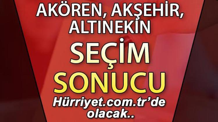 Akören, Akşehir, Altınekin Seçim Sonuçları 2023 hurriyet.com.trde olacak... İşte Konya Akören, Akşehir, Altınekin oy oranları, nüfus bilgileri