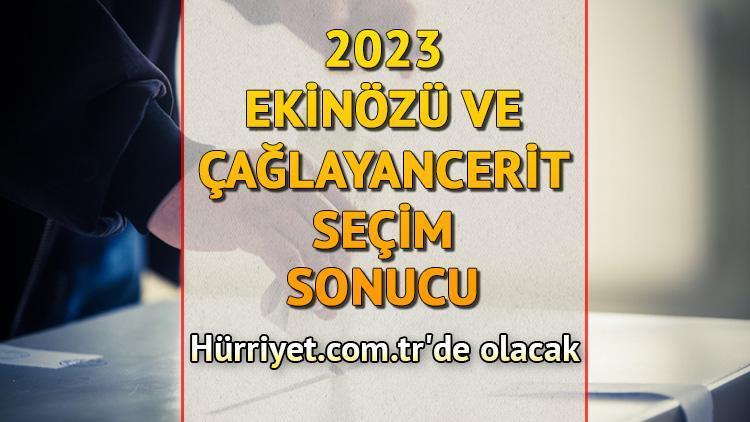 Kahramanmaraş Ekinözü ve Çağlayancerit Seçim Sonuçları 2023 hürriyet.com.trde olacak... İşte Ekinözü ve Çağlayancerit oy oranları ile toplam seçmen sayısı