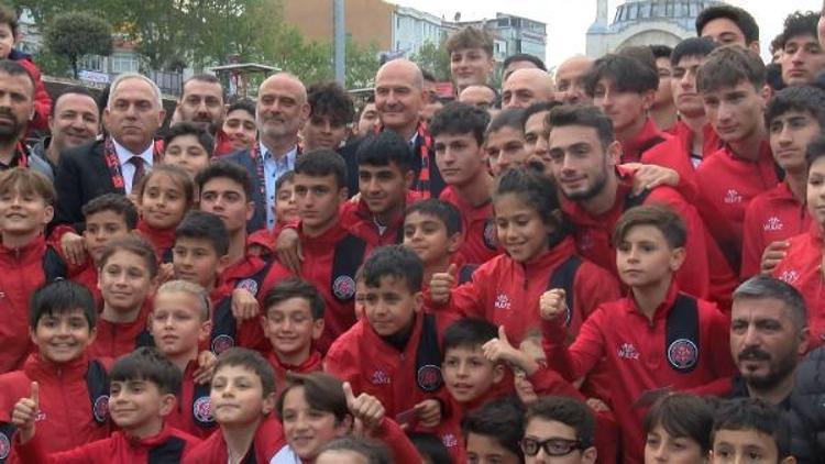 Bakan Soyludan Fatih Karagümrük Spor Kulübüne stad müjdesi