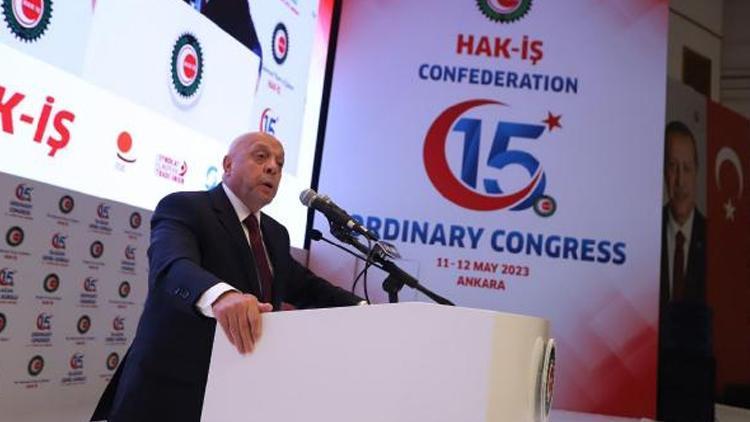 HAK-İŞ Başkanı Arslan: Türkiye Yüzyılı emekçinin de yüzyılı olacak