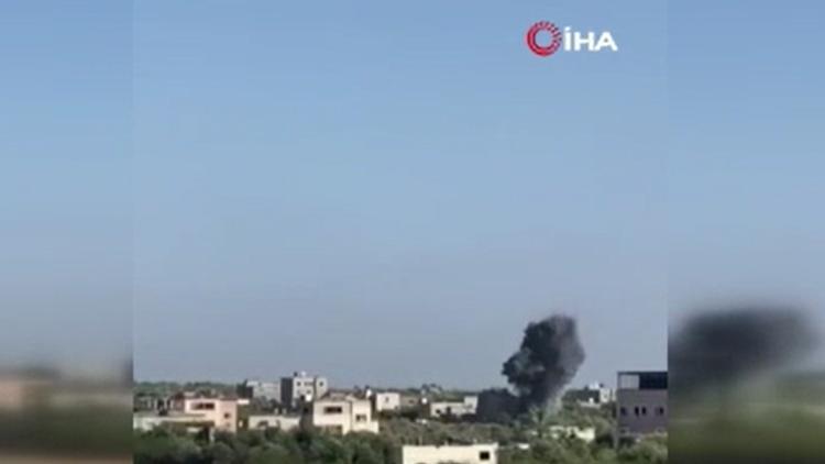 İsrail savaş uçakları Gazze’de sivillerin evlerini bombaladı