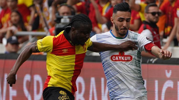 Çaykur Rizespor, Göztepe ile yenişemedi Süper Lig vizesi son haftaya kaldı