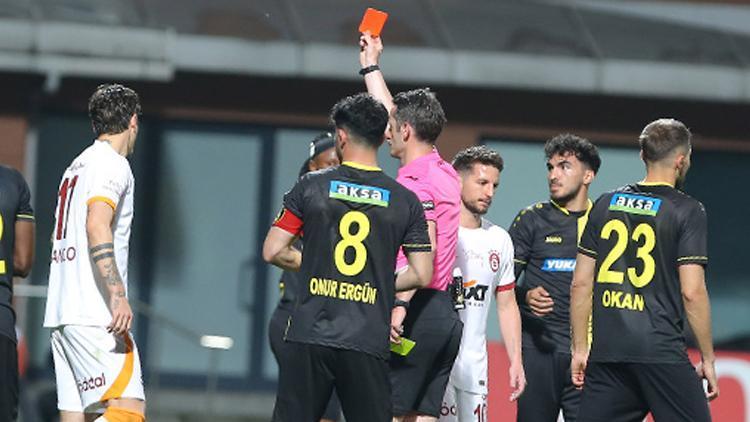 Galatasarayda Nicolò Zaniolo 6 dakikada kırmızı gördü