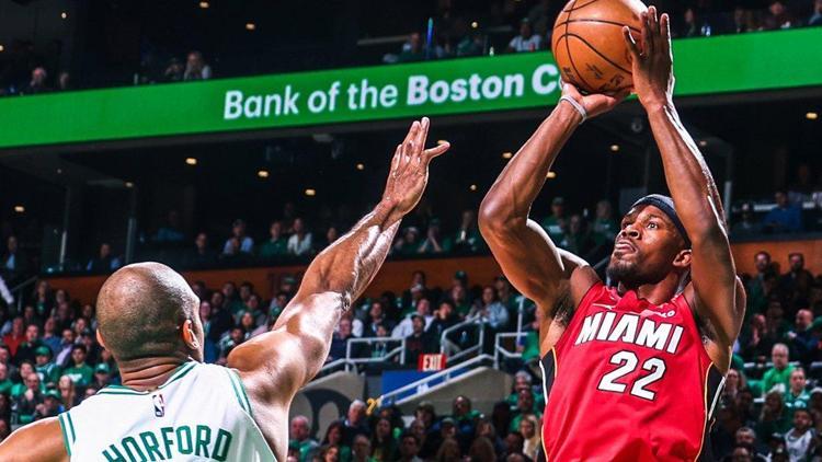 Miami, Boston karşısında serinin ilk maçını kazandı Jimmy Butler önderliğinde...