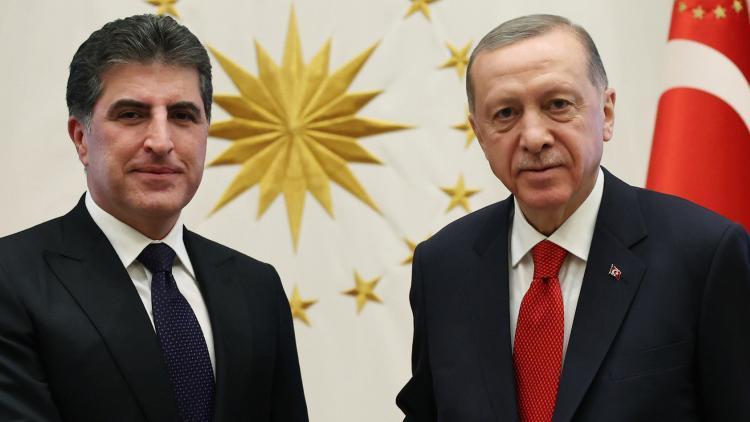 IKBY Başkanı Barzani’den Cumhurbaşkanı Erdoğan’a tebrik
