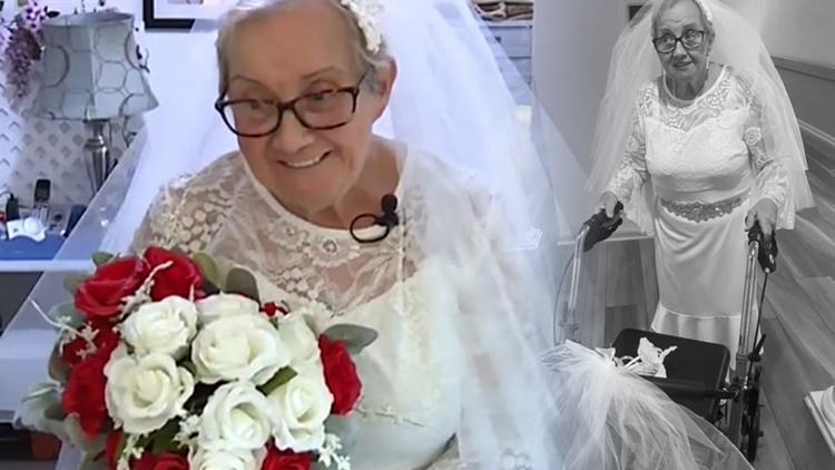 Erkeklere tövbe etti, 77 yaşında kendi ile evlendi