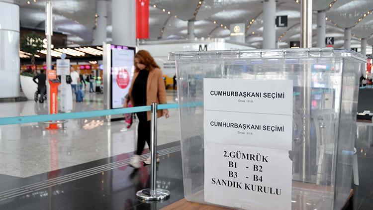 İstanbul Havalimanında oy verme işlemi yarın başlıyor
