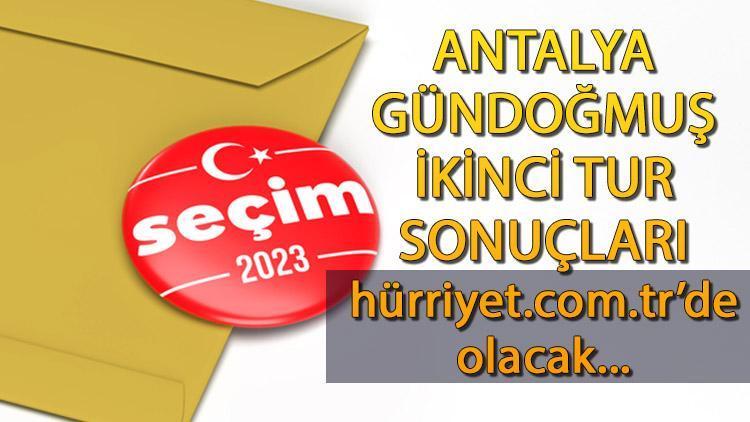 Antalya Gündoğmuş Cumhurbaşkanlığı 28 Mayıs (2.tur) 2023 seçim sonuçları Hürriyet.com.trde olacak | İşte Gündoğmuş, ilçesi 14 Mayıs seçim sonuçları ve son oy oranları