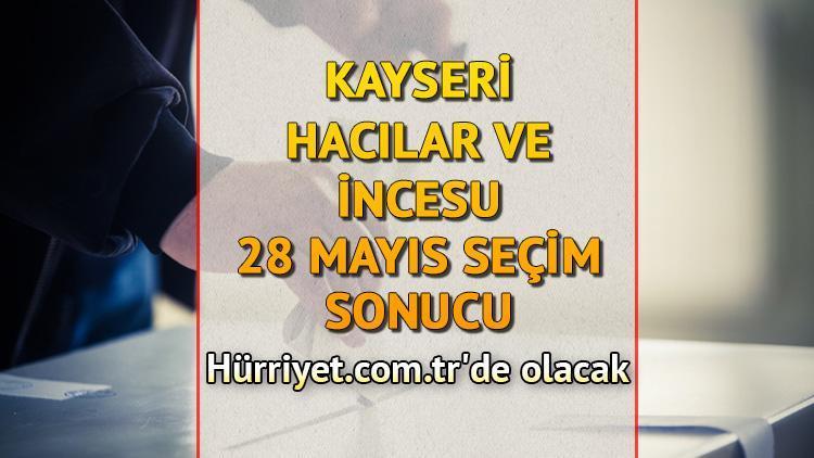 Kayseri Hacılar, İncesu Cumhurbaşkanlığı 28 Mayıs (2.tur) 2023 seçim sonuçları Hürriyet.com.trde olacak | İşte Hacılar ve İncesu ilçeleri 14 Mayıs seçim sonuçları ve son oy oranları