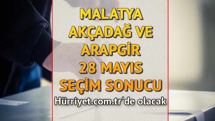 Malatya Akçadağ, Arapgir Cumhurbaşkanlığı 28 Mayıs (2.tur) 2023 seçim sonuçları Hürriyet.com.trde olacak | İşte Akçadağ ve Arapgir ilçesi 14 Mayıs seçim sonuçları ve son oy oranları