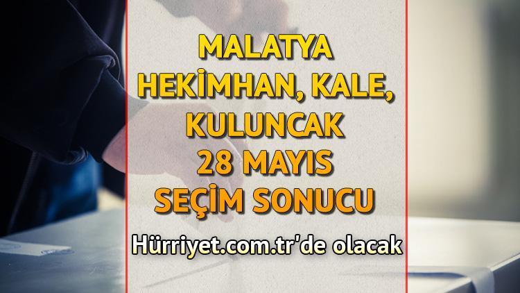 Malatya Hekimhan, Kale, Kuluncak Cumhurbaşkanlığı 28 Mayıs (2.tur) 2023 seçim sonuçları Hürriyet.com.trde olacak | İşte Hekimhan, Kale ve Kuluncak ilçesi 14 Mayıs seçim sonuçları ve son oy oranları