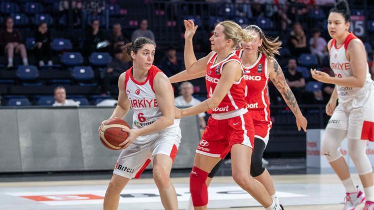 A Milli Kadın Basketbol Takımı, hazırlık maçında Çekyaya mağlup oldu
