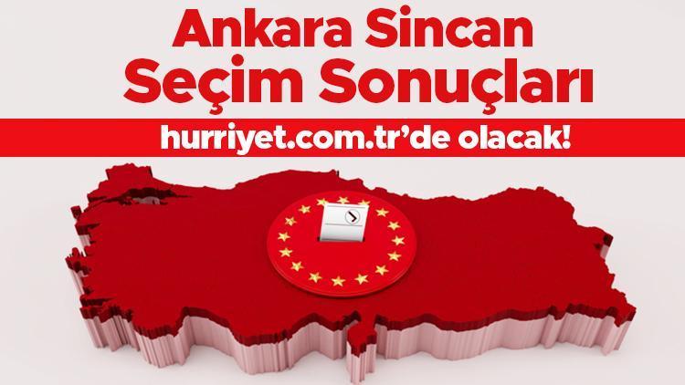 Ankara Sincan Seçim sonuçları 28 Mayıs 2023-  Cumhurbaşkanı ikinci (2.) tur Sincan Seçim sonucu ve oy oranları