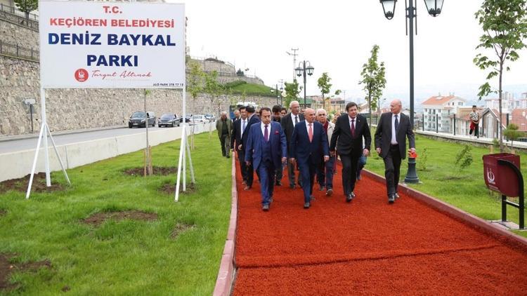 Keçiörende Deniz Baykalın adı verilen park açıldı