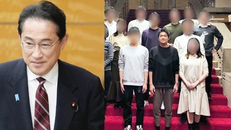 Resmi konutta parti vermiş... Japonya Başbakanı’nın başı oğluyla dertte