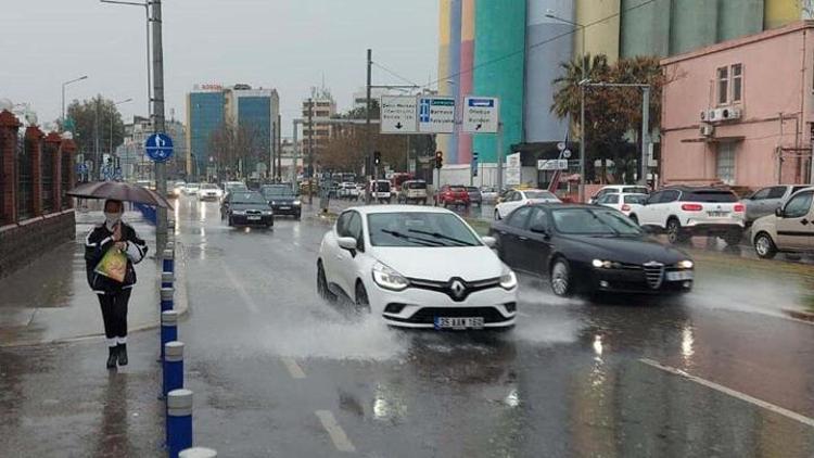 İzmirin doğu ilçeleri için sağanak uyarısı