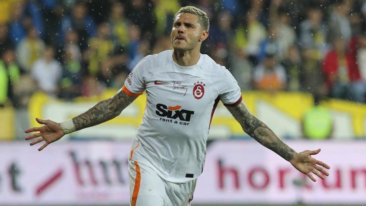 Galatasarayda Mauro Icardi durdurulamıyor Ankaragücü maçında da başardı