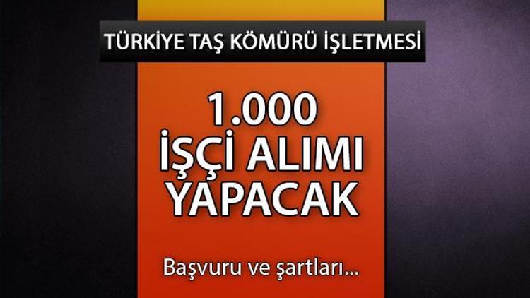 TTK İŞÇİ ALIMI: 1.000 işçi alımı yapılacak TTK işçi alımı başvurusu ne zaman başlıyor