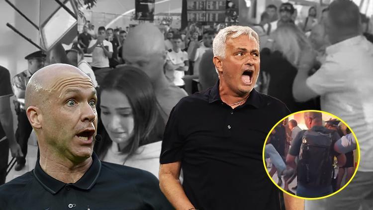 UEFA Avrupa Ligi finalinin İngiliz hakemi Anthony Taylor ve ailesine Roma taraftarları saldırdı