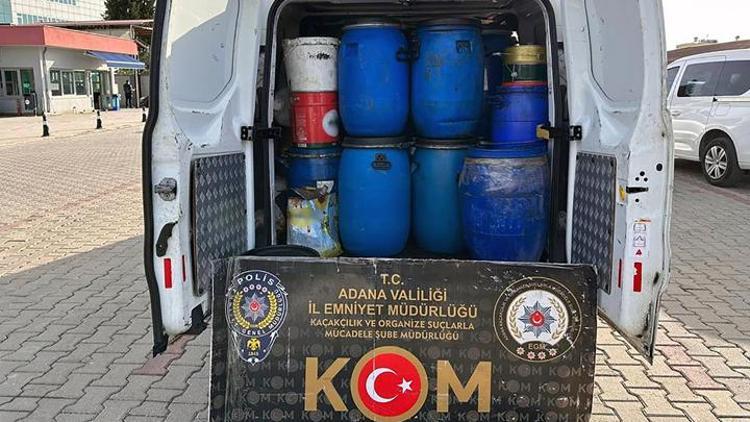 Adana’da 49 bin litre sahte akaryakıt ele geçirildi