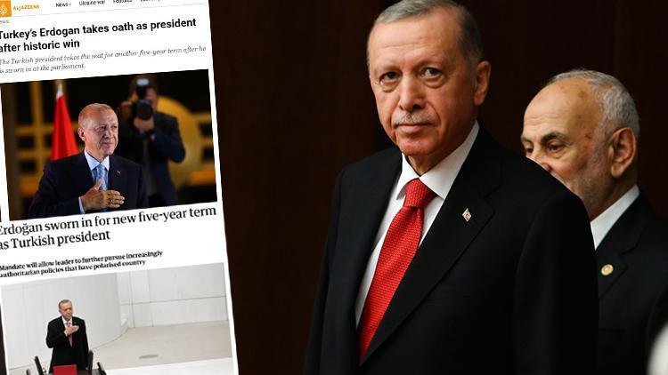 Cumhurbaşkanı Erdoğanın yemin töreni dünya basınında...