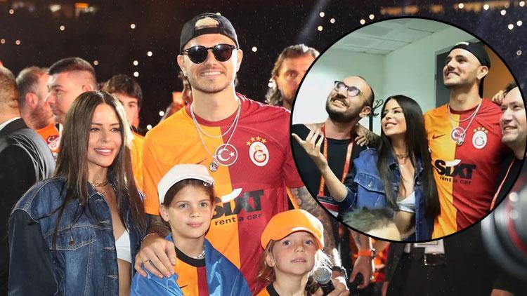 Galatasarayın şampiyonluk kutlamasında Icardi ile düet yapan Simge Sağın: O kadar şaşkınım ki, kalbim yerinden çıkacaktı...