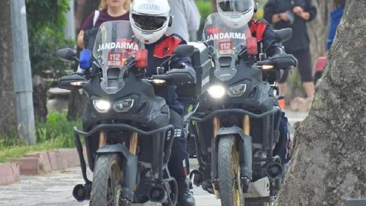 Motosikletli jandarma timleri Kapıdağ Yarımadasında göreve başladı