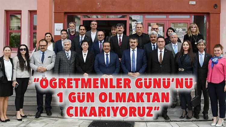 “Öğretmenler Gününü 1 gün olmaktan çıkarıyoruz”