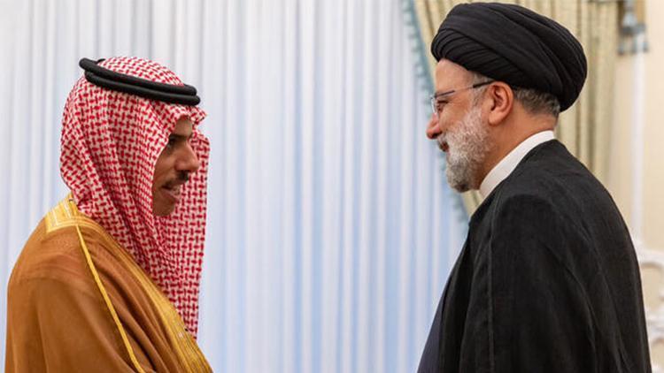 Suudi Arabistan Dışişleri Bakanı Farhan, İran Cumhurbaşkanı Reisi ile görüştü