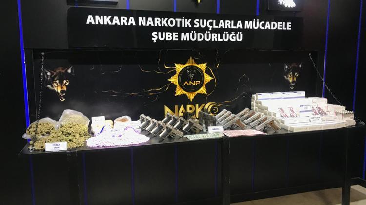 Ankarada son bir haftada uyuşturucu operasyonlarında 68 tutuklama