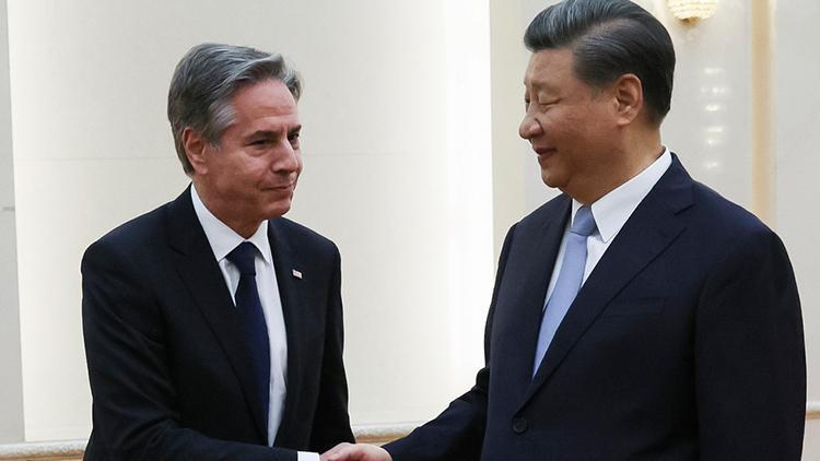 Çin lideri Şi Cinping, Pekinde ABD Dışişleri Bakanı Blinkenı ağırladı: İlişkiler karşılıklı saygı ve samimiyete dayalı olmalı