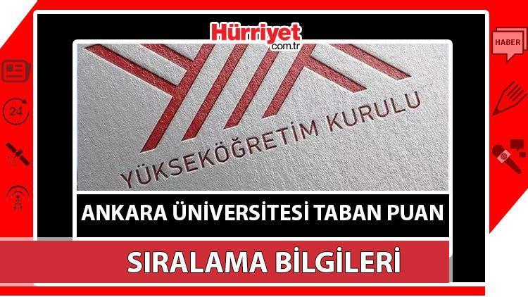 Ankara Üniversitesi Taban Puanları 2023 ve Sıralama Bilgileri