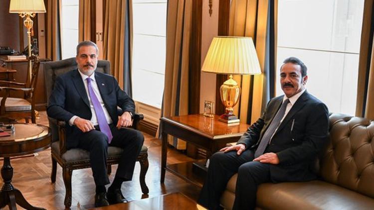 Bakan Fidan Katarın Ankara Büyükelçisi Mohammed Nasser ile görüştü