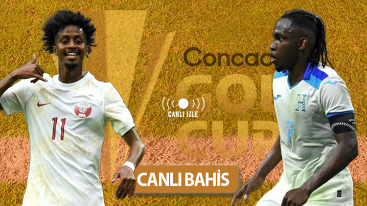 Katar-Honduras CANLI YAYINLA Misli.comda olacak CONCACAF Altın Kupa muhtemel 11ler, iddaa oranları...